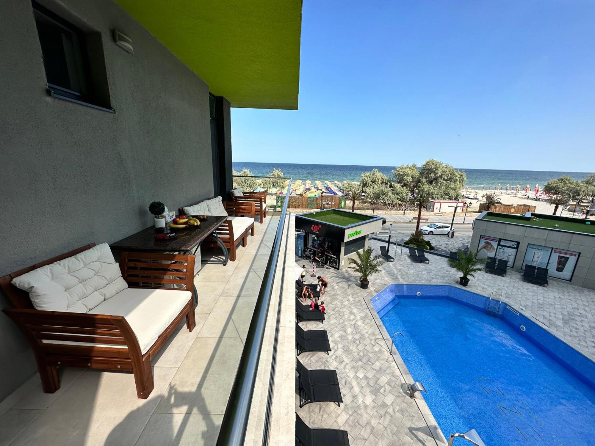 Alfie Mamaia Nord Apartment Navodari Bagian luar foto