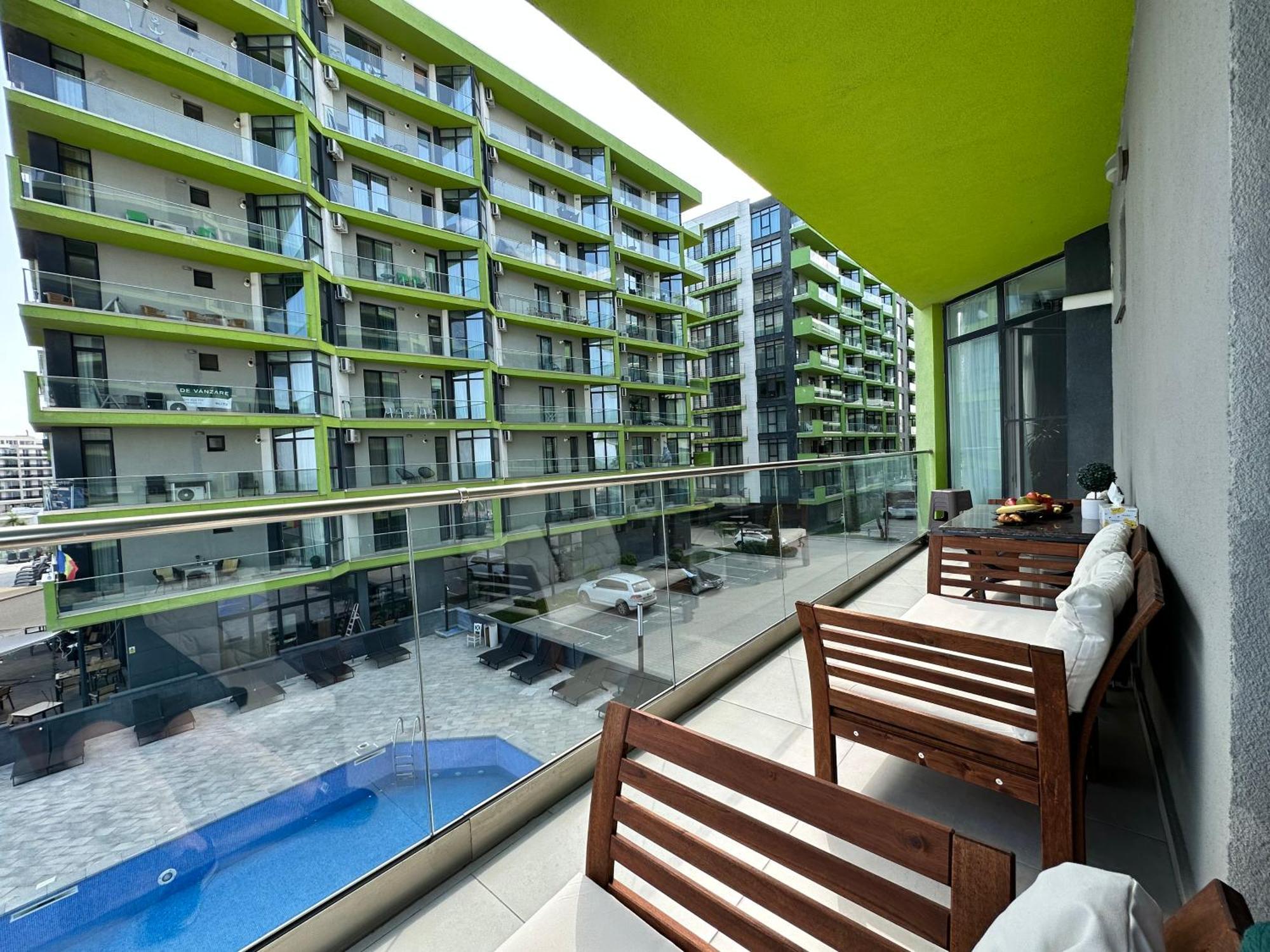 Alfie Mamaia Nord Apartment Navodari Bagian luar foto