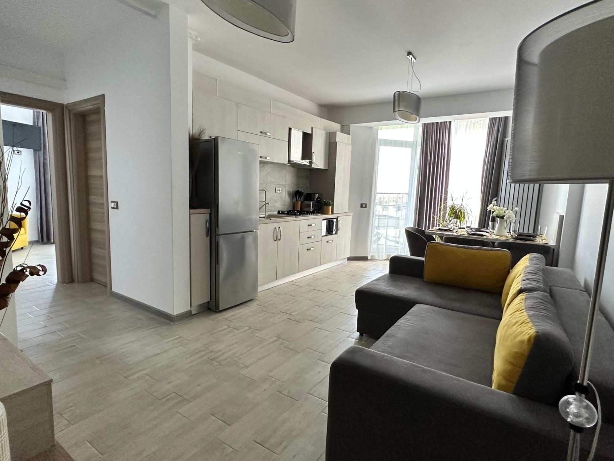 Alfie Mamaia Nord Apartment Navodari Bagian luar foto